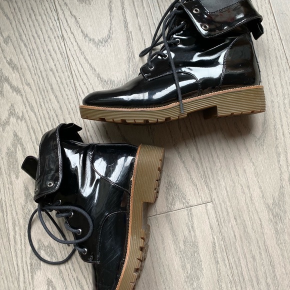 Zara trafaluc leather style boots - Picture 2 of 4